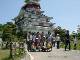 伊勢戦国時代村の安土城 田中、小川、上本ファミリー